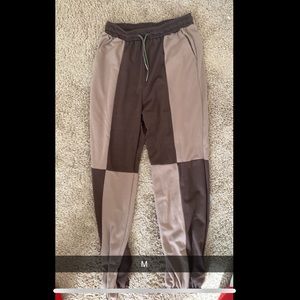 Block brown joggers. Never worn. Originally 20.